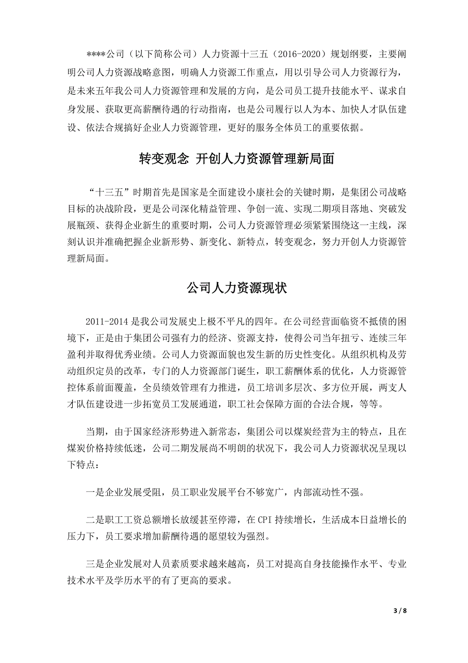 公司人力资源发展规划纲要_第3页