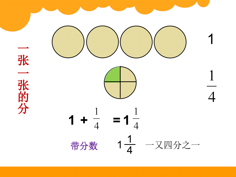 新北师大版五年级上册数学《分饼》ppt课件_第3页