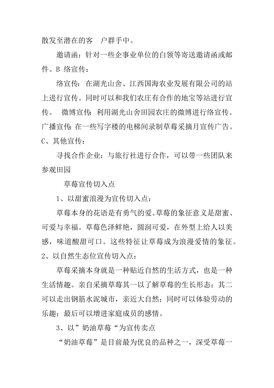 草莓网络营销策划书_第3页