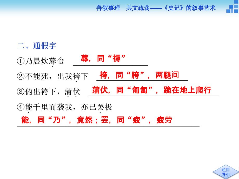 2018-2019学年苏教选修史记选读 淮阴侯列传 课件（63张）_第4页