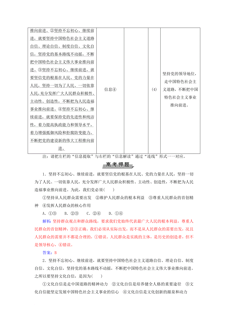 高考政治一轮总复习 第二部分 第三单元 发展社会主义民主政治单元综合提升_第2页