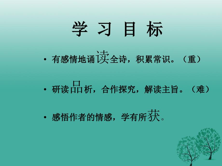 七年级语文下册 11 山坡羊 潼关怀古课件2 长春版_第3页