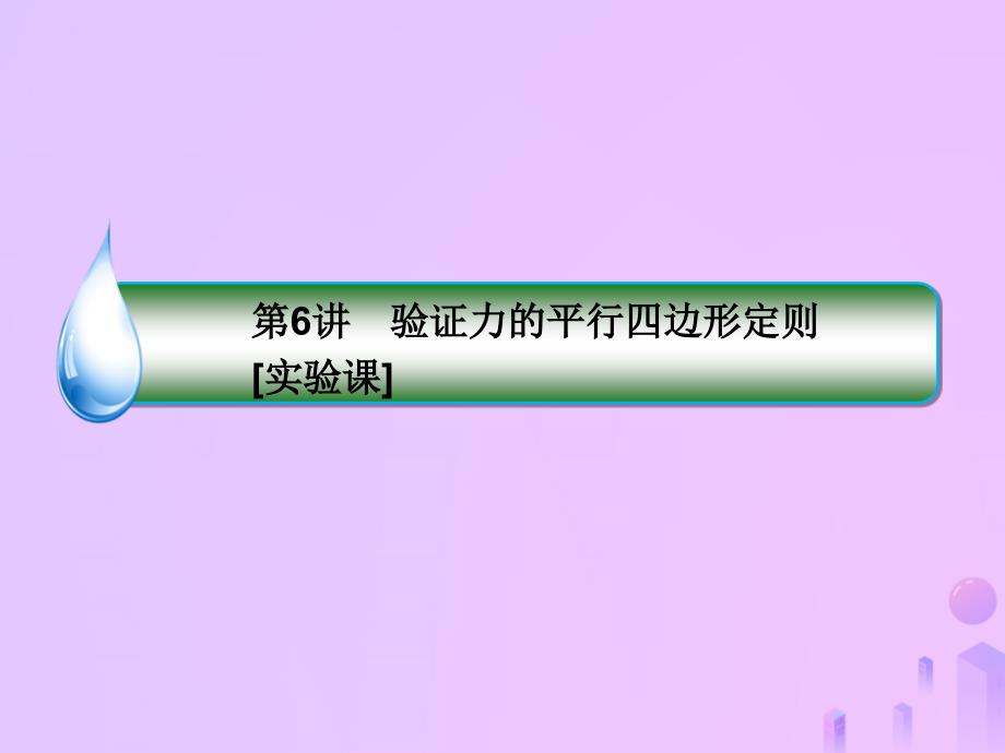 2019届高考物理一轮复习 第2章 相互作用 第6讲 验证力的平行四边形定则（实验课）课件_第3页