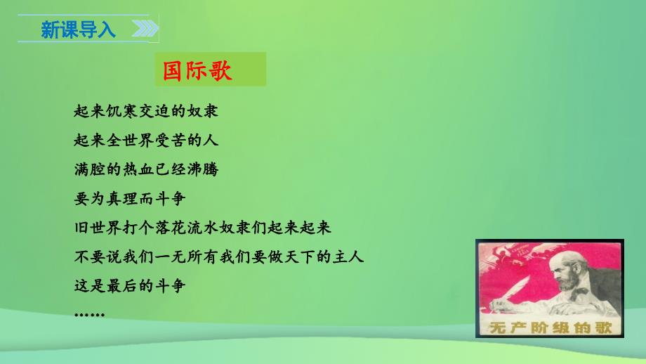 2018秋九年级历史上册 21 马克思主义的诞生和国际工人运动的兴起教学课件 新人教版_第2页