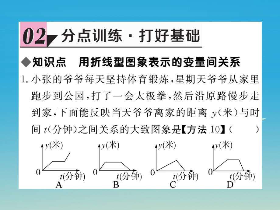 七年级数学下册3_3第2课时折线型图象课件新版北师大版_第4页