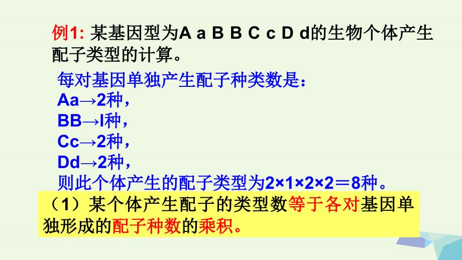 高中生物 第一章 遗传因子的发现 1_2 孟德尔的豌豆杂交实验（第3课时）课件 新人教版必修2_第3页