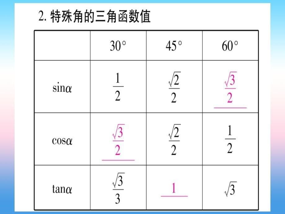 （湖北专版）2019中考数学总复习 第1轮 考点系统复习 第4章 三角形 第6节 锐角三角函数及其应用习题课件_第5页