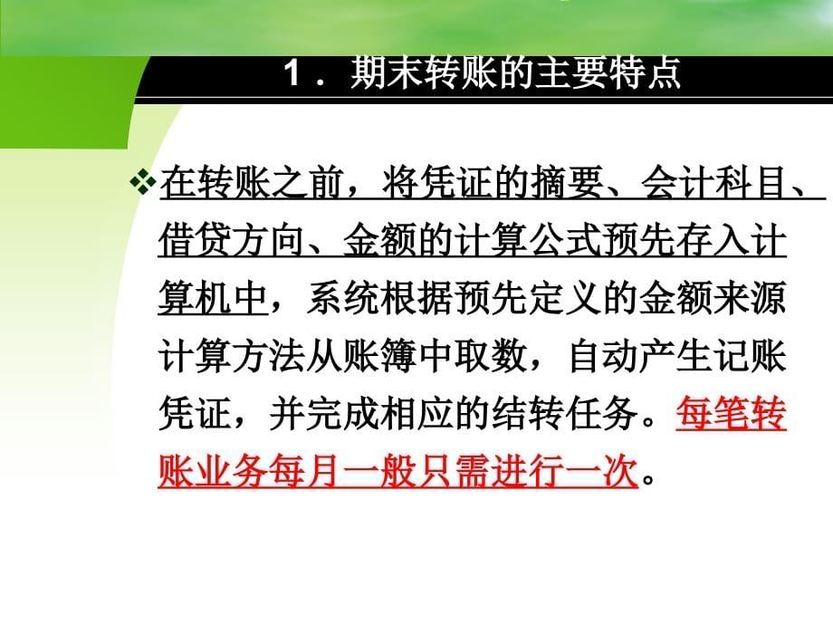 会计电算化系统 期末处理_第5页