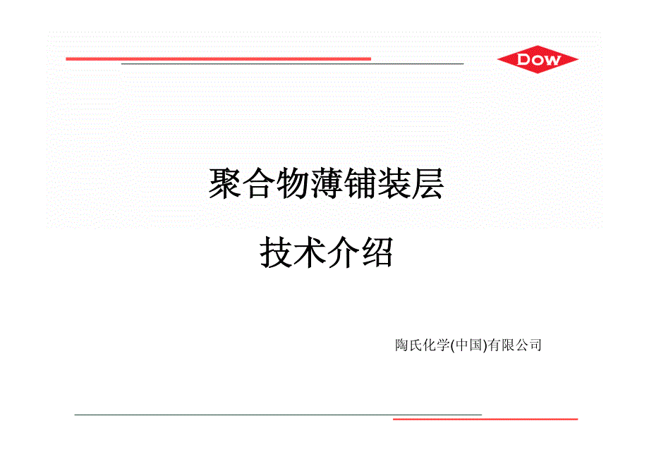 聚合物薄铺装层技术介绍_第1页