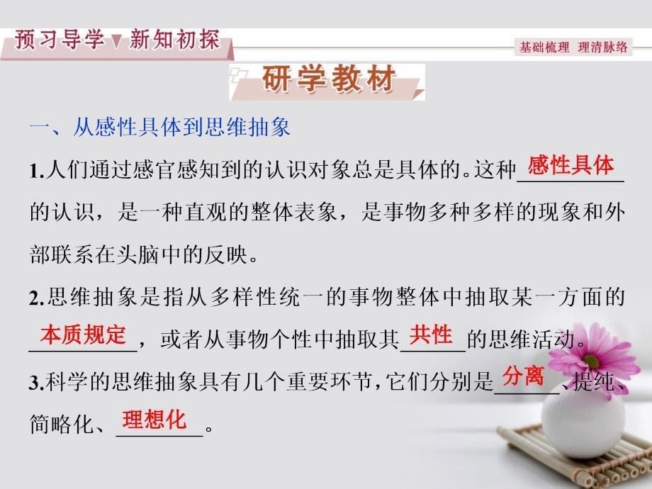 高中政治 专题3 运用辩证思维的方法 第3框 领会思维具体课件 新人教版选修_第5页