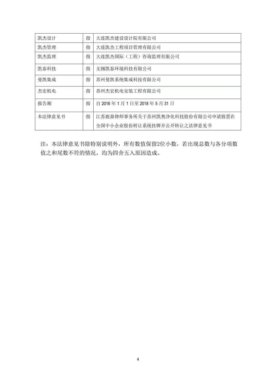 关于苏州凯奥净化科技股份有限公司申请股票在全国中小企业股份转让系统挂牌并公开转让法律意见书_第4页