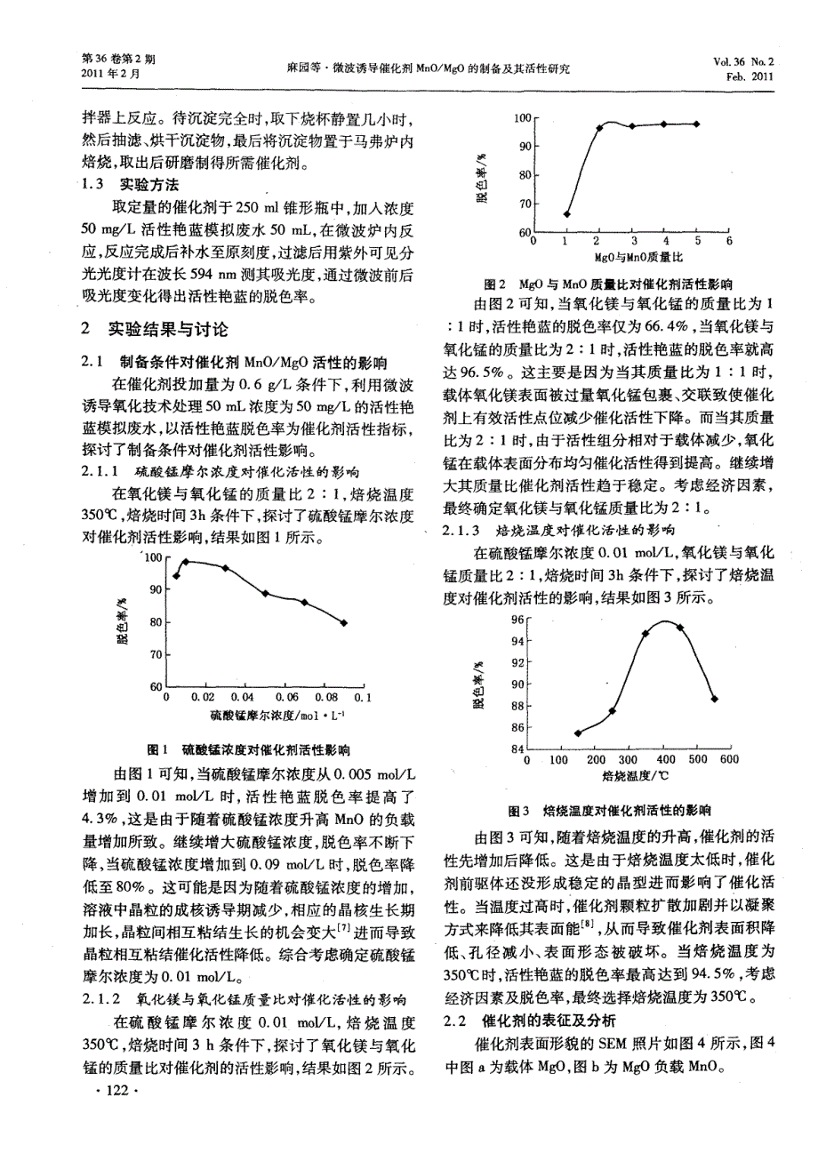 微波诱导催化剂mno／mgo的制备及其活性研究_第2页