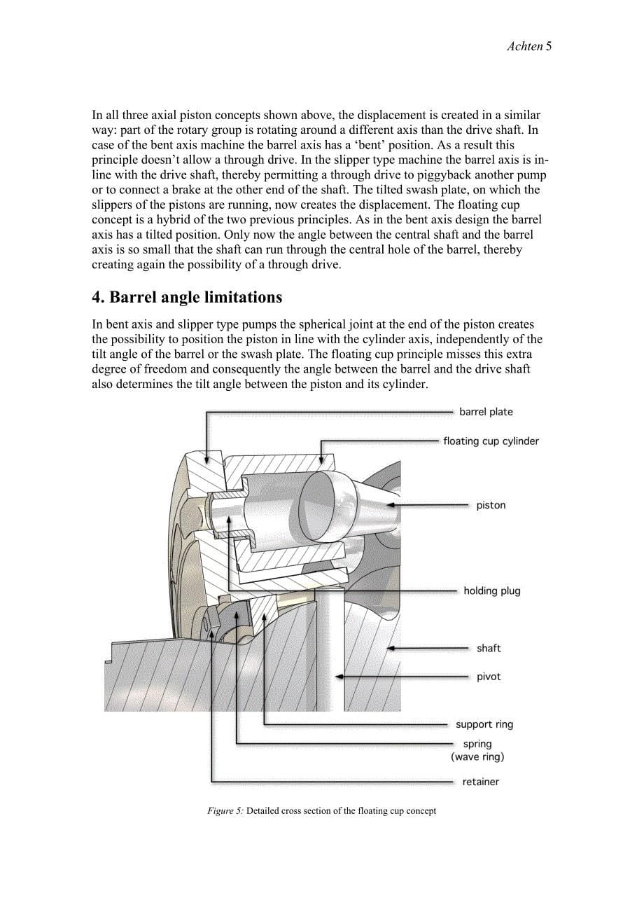 浮动杯式轴向柱塞泵_第5页
