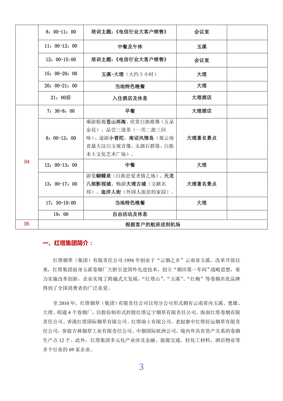 商务考察行程安排表 (2)_第3页