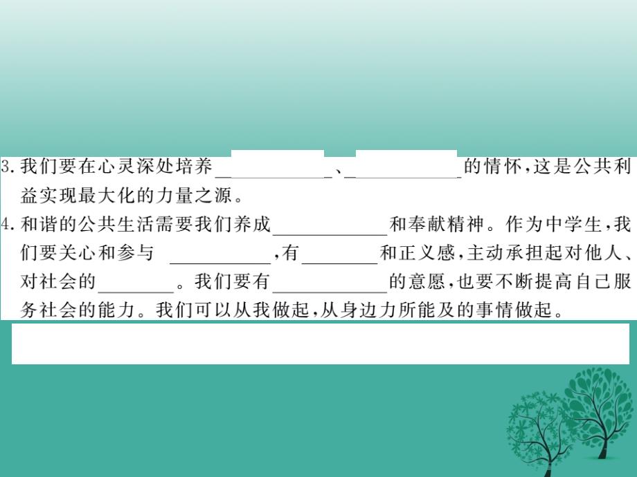 八年级政治下册第二单元公共利益第六课公共利益的维护第2课时每个人的责任课件教科版_第3页