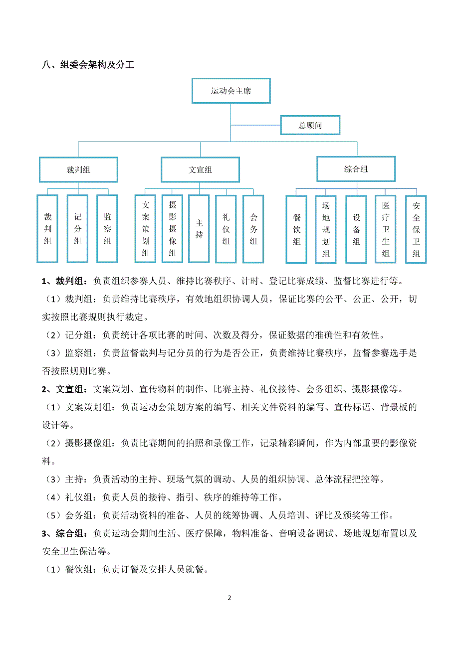 趣味运动会策划案_营销活动策划_计划解决方案_实用文档_第2页