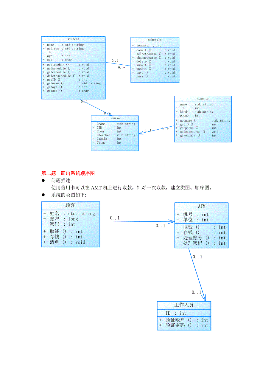 信息管理系统 uml实验四__顺序图_第2页
