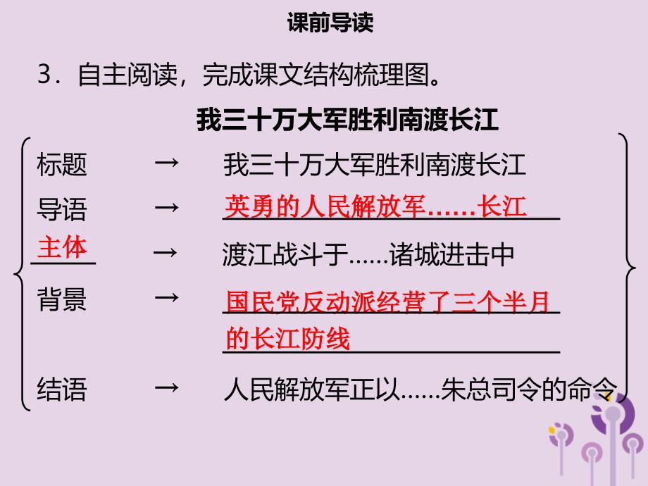 2018年秋季八年级语文上册 第一单元 第1课 消息二则习题课件 新人教版_第3页