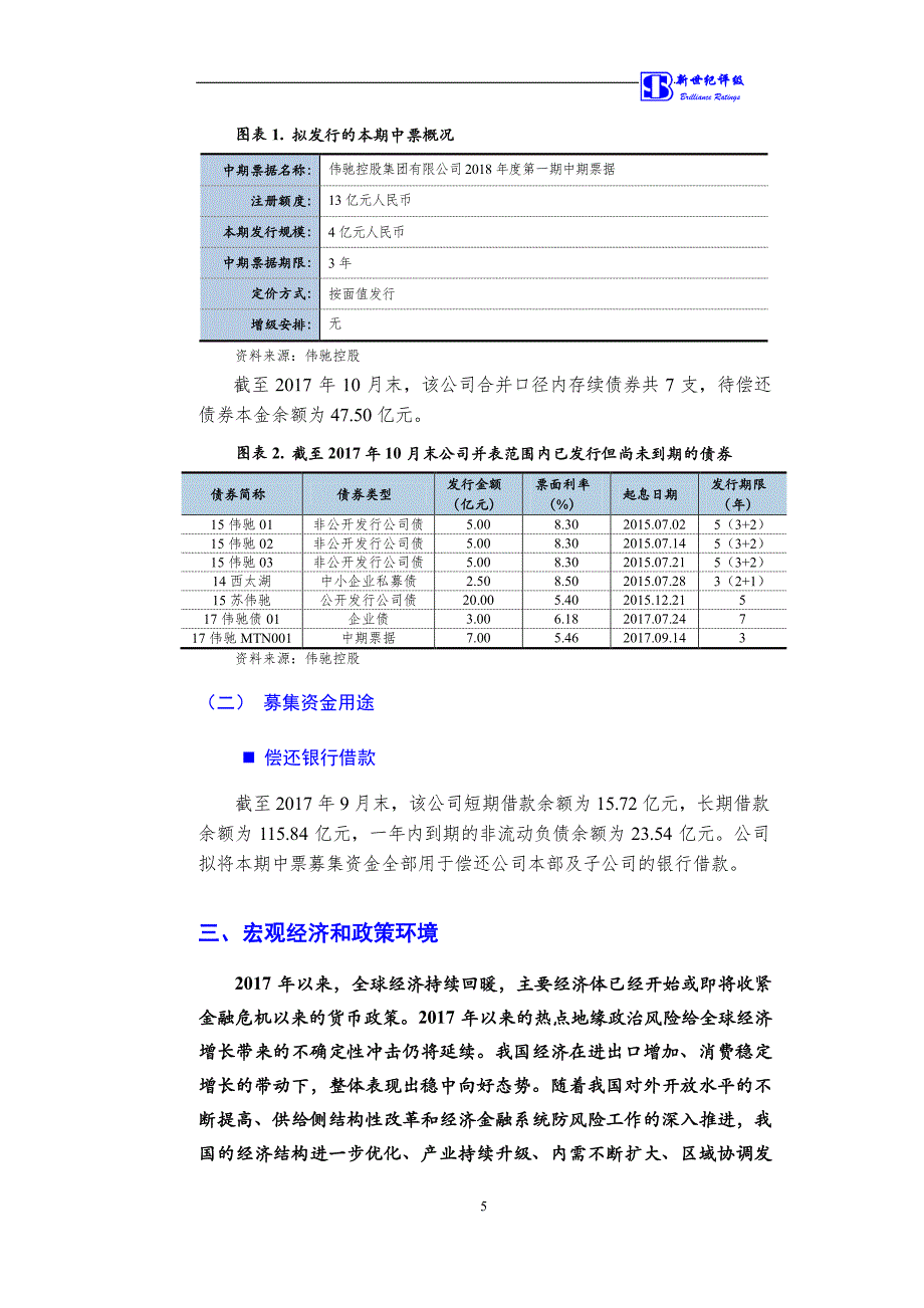 伟驰控股集团有限公司2018第一期中期票据信用评级报告_第4页