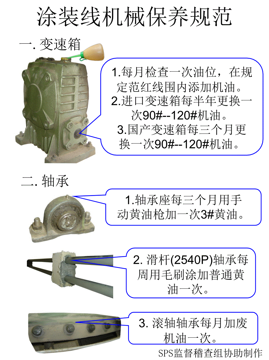 涂装线机械保养规范1_第1页