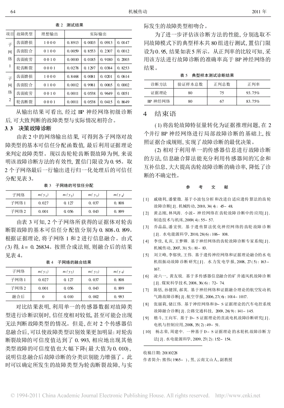 基于证据理论的齿轮故障诊断_第3页