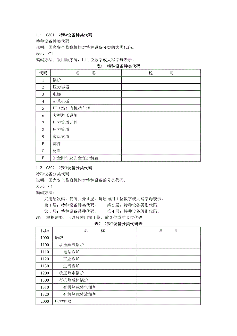 特种设备分类与代码_第1页