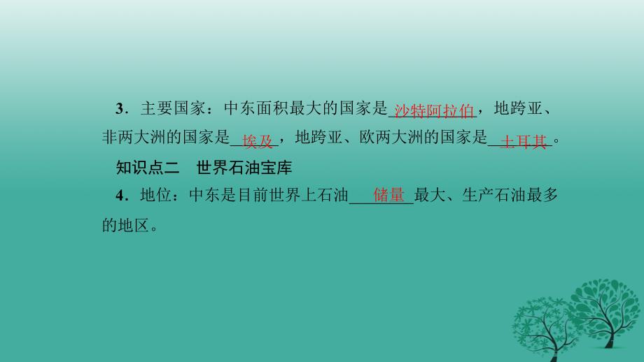 七年级地理下册 第八章 第一节 中东（第1课时 三洲五海之地世界石油宝库》课件 （新版）新人教版_第4页