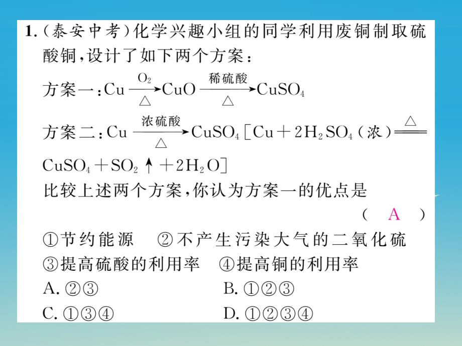 九年级化学下册 期末专题训练（五）实验探究题课件 （新版）新人教版_第2页