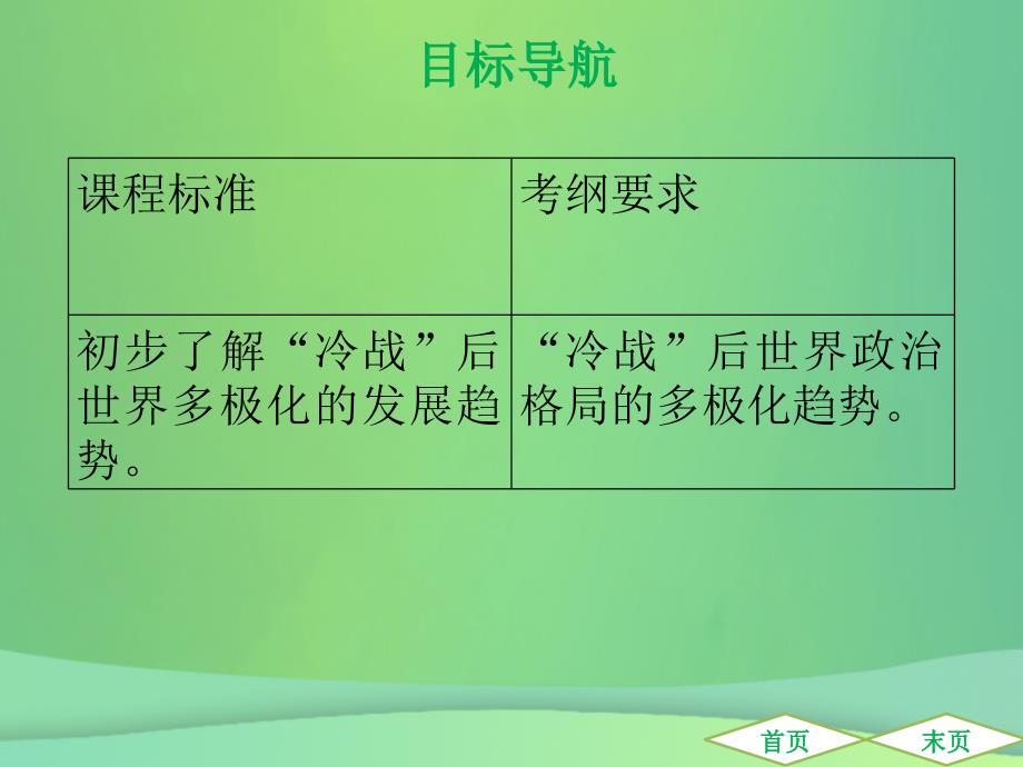 九年级历史下册第六单元冷战结束后的世界第21课冷战后的世界格局导学课件新人教版_第2页