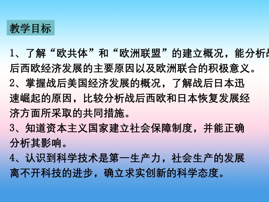 九年级历史下册第5单元冷战和美苏对峙的世界第17课战后资本主义的新变化课件新人教版_第3页