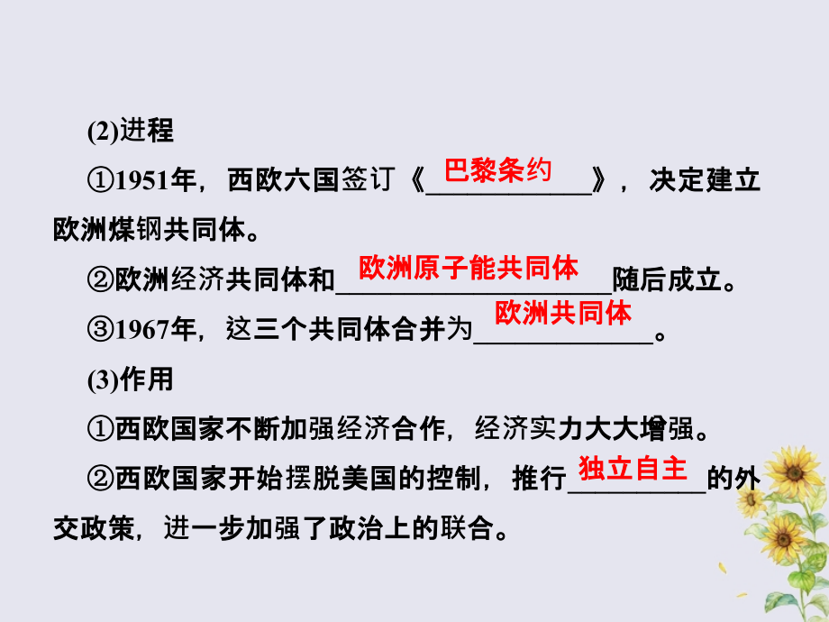 2019届高考历史总复习第五单元当今世界政治格局的多极化趋势1.5.18世界多极化趋势的出现和加强课件_第3页