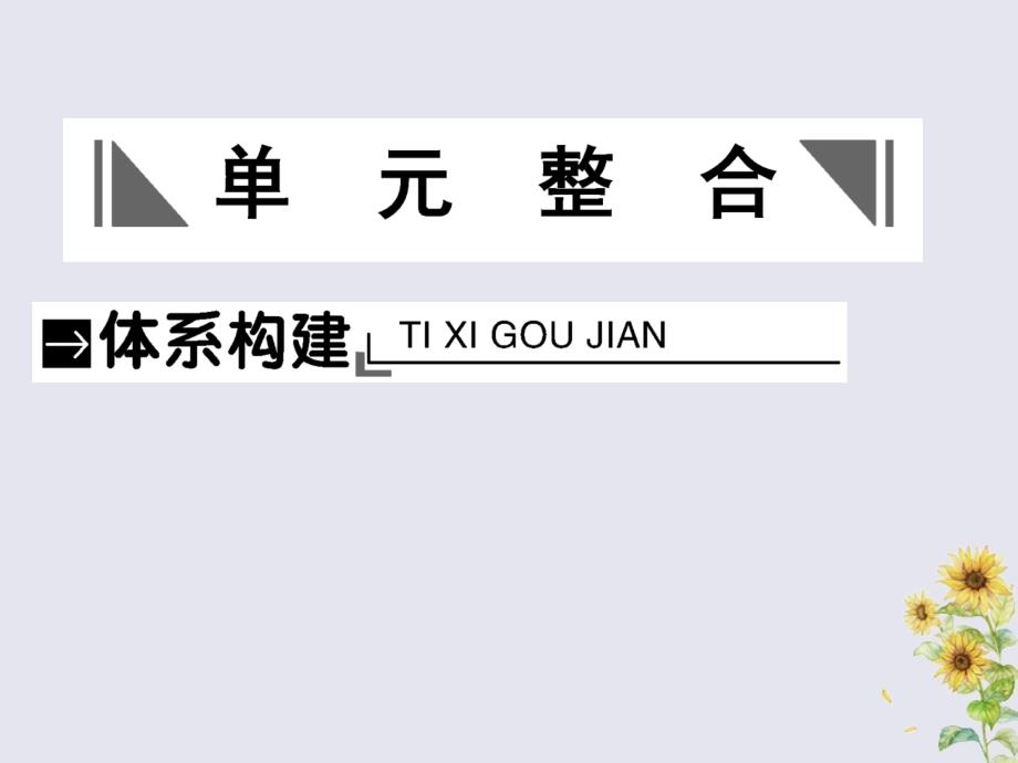 2019届高考历史总复习第五单元当今世界政治格局的多极化趋势单元整合课件_第1页