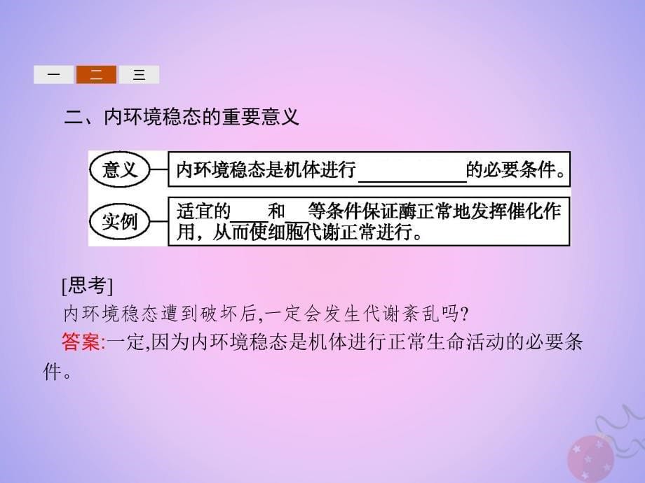 2018-2019学年高中生物 第1章 人体的内环境与稳态 1.2 内环境稳态的重要性课件 新人教版必修3_第5页