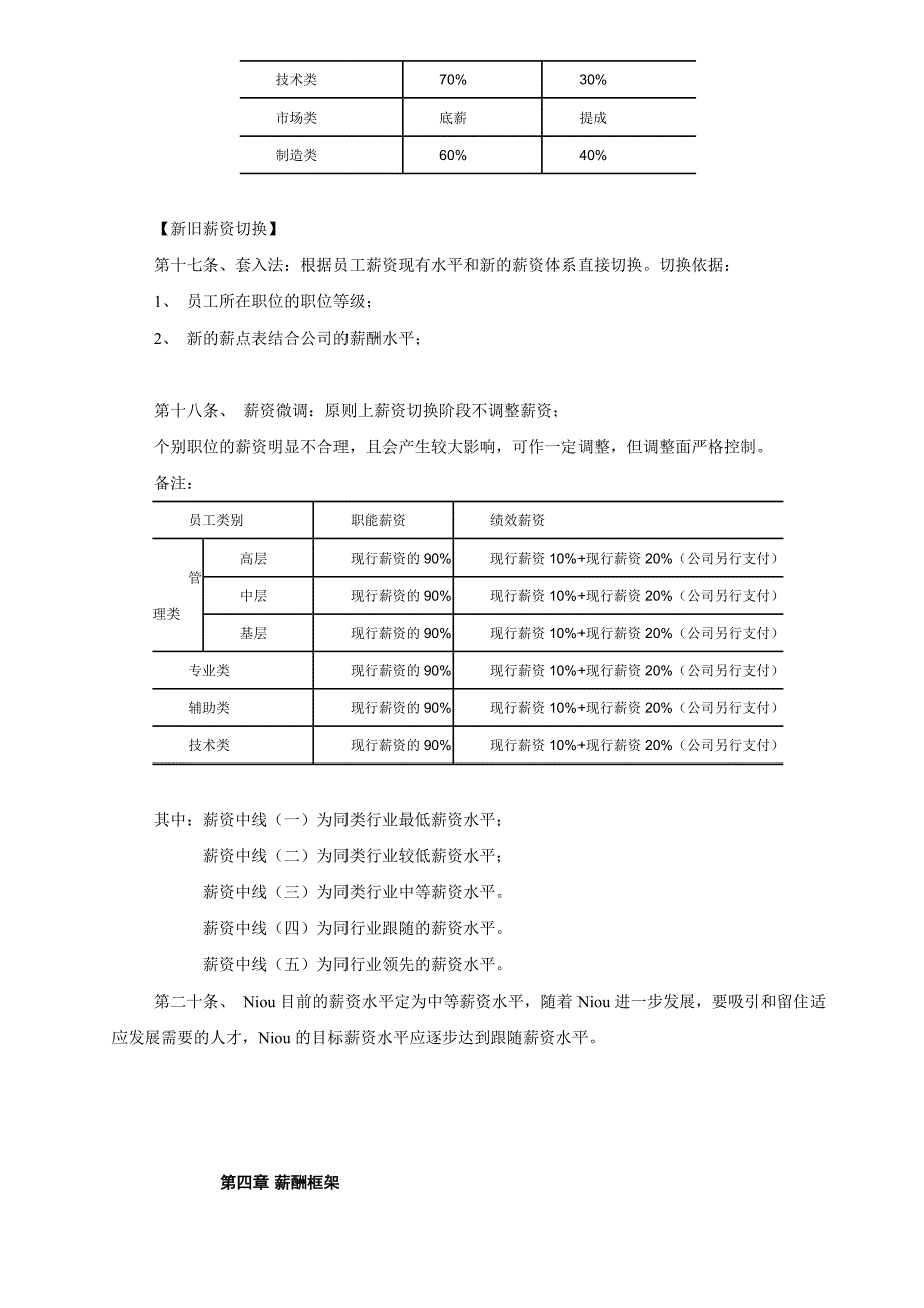 最经典x知名外资企业薪酬管理制度_第3页