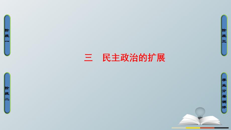 高中历史 专题7 近代西方民主政治的确立与发展 3 民主政治的扩展课件 人民版必修_第1页