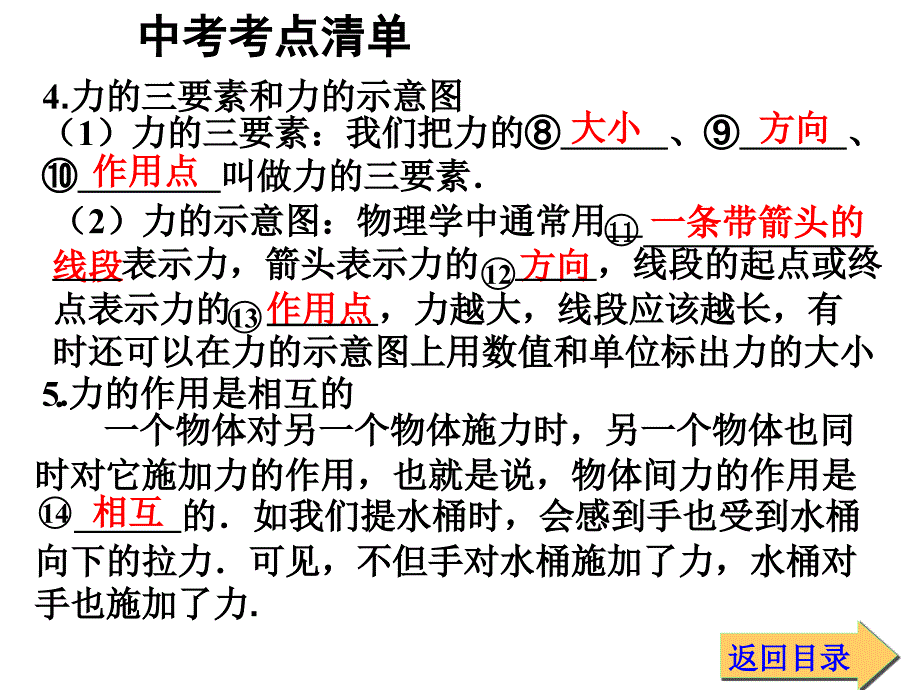 初中物理复习教材知识梳理_第七章_力_(含13年中考试题)_第4页