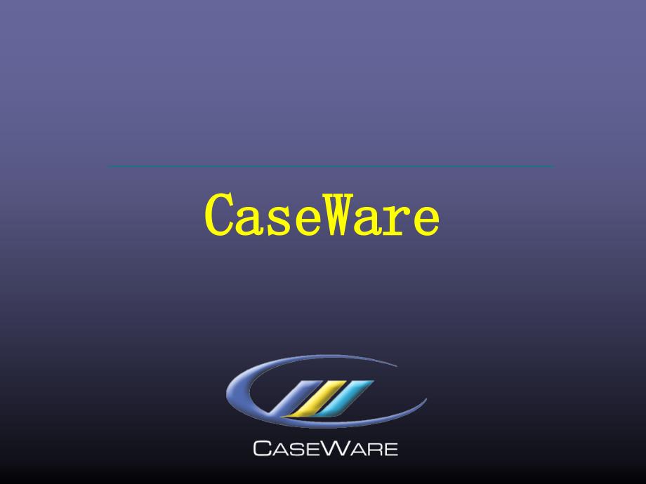 计算机审计工具和技术及公司产品介绍-caseware_第1页
