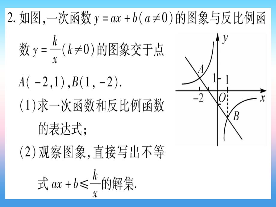 （贵州专版）2019中考数学总复习 第一轮 考点系统复习 第3章 函数 第3节 反比例函数 课时2 反比例函数的综合题课件_第4页