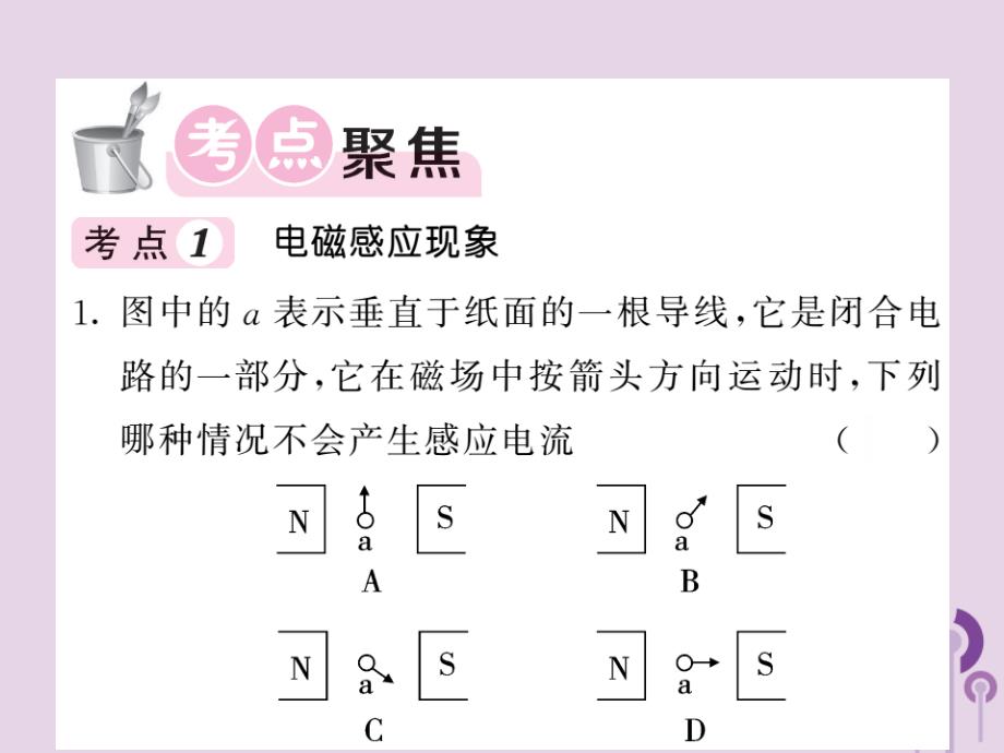 2018秋九年级物理上册 第8章 电磁相互作用及应用单元小结习题课件 （新版）教科版_第2页