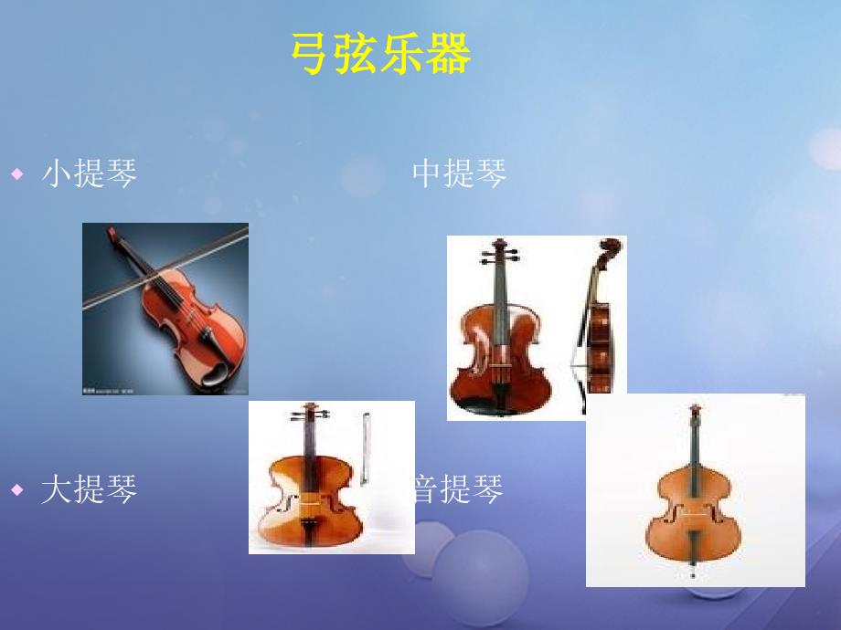 七年级音乐下册 第二单元 西洋管弦乐器课件2 湘教版_第4页