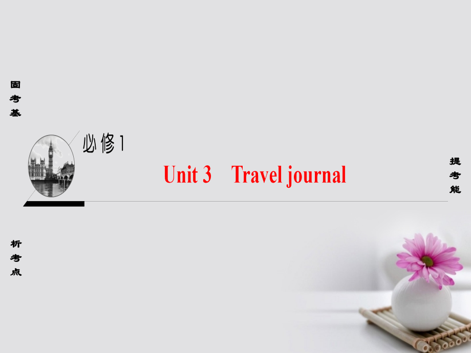 高考英语一轮复习第1部分基础知识解读unit3traveljournal课件新人教版必修1_第1页