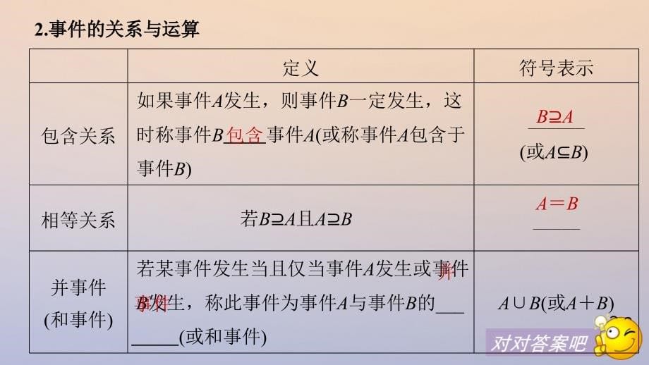 高考数学大一轮复习第十二章概率随机变量及其分布12_1随机事件的概率课件理苏教版_第5页