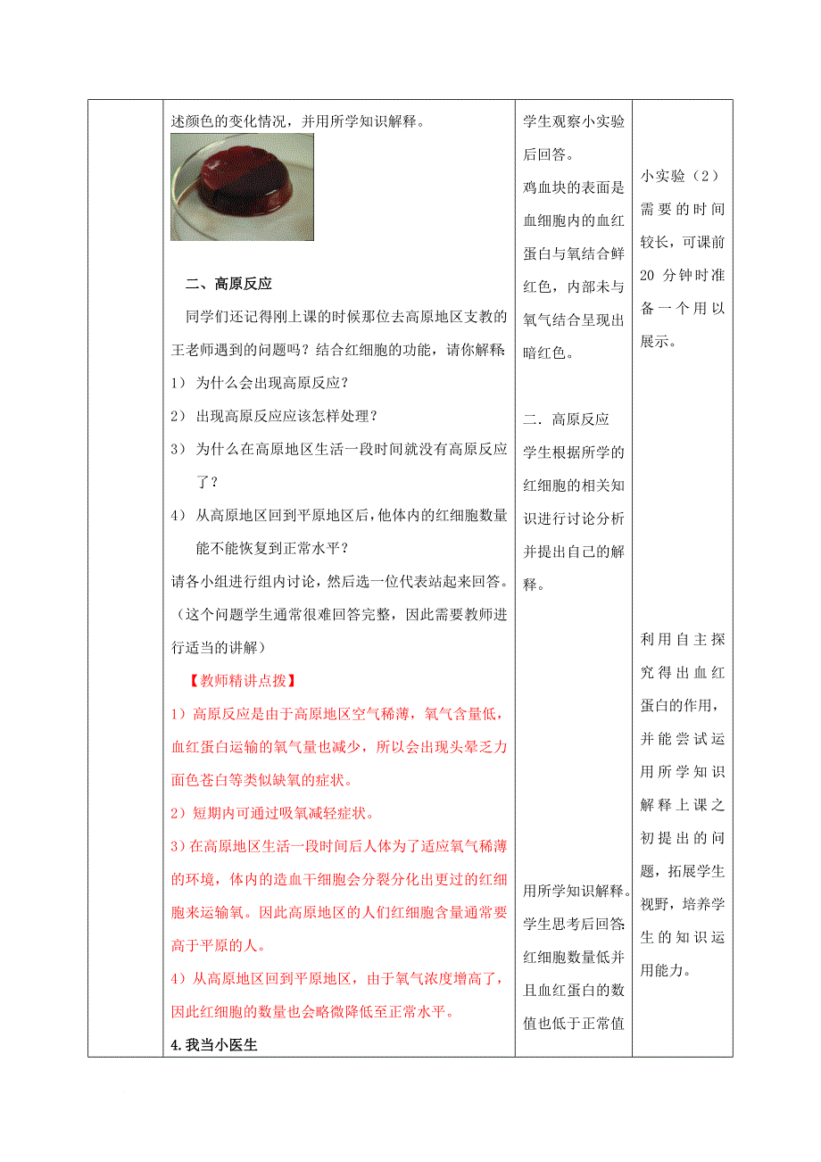 七年级生物下册 3_3_1 物质运输的载体教案2 （新版）济南版_第4页