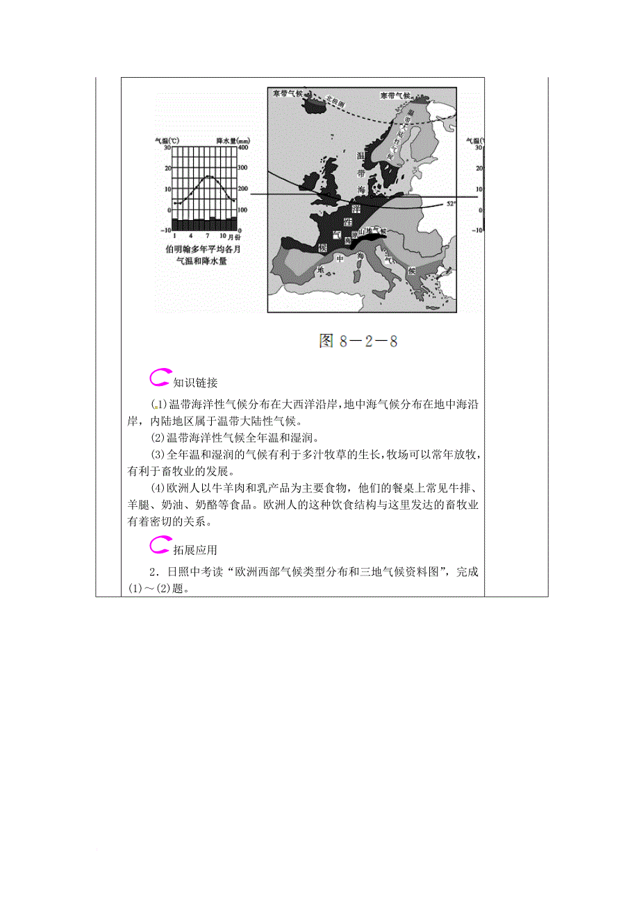 七年级地理下册 8_2 欧洲西部（第2课时）教学案（无答案）（新版）新人教版_第4页