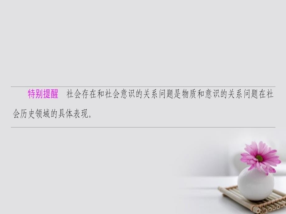 高三政治一轮复习 第4单元 认识社会与价值选择  十一寻觅社会的真谛课件 新人教版必修_第5页