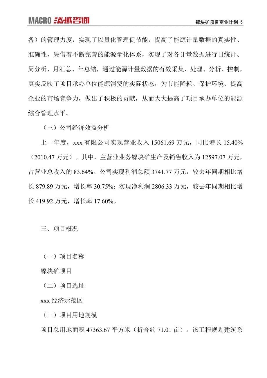 镍块矿项目商业计划书_第5页