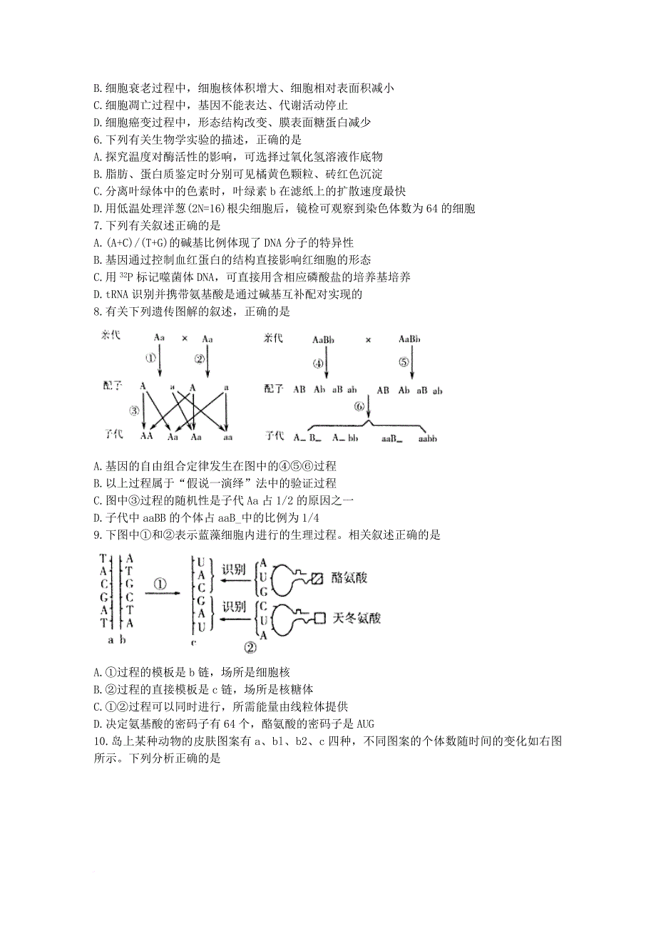 高考生物压轴卷_1_第2页