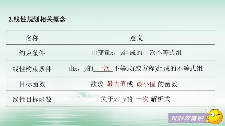 高考数学大一轮复习第七章不等式7_3二元一次不等式(组)与简单的线性规划问题课件理北师大版_第5页