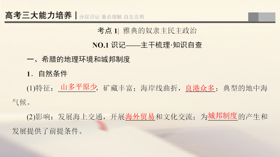 高考历史一轮复习 第4单元 古代希腊罗马的政治制度和近代欧美资产阶级的代议制 第8讲 古代希腊罗马的政治制度课件 北师大版_第4页