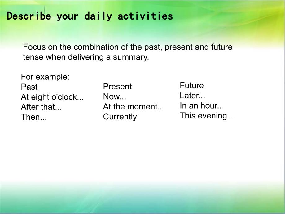 英语口语课-教案-daily-activities_第4页